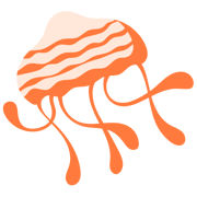 Orange Jellyfish