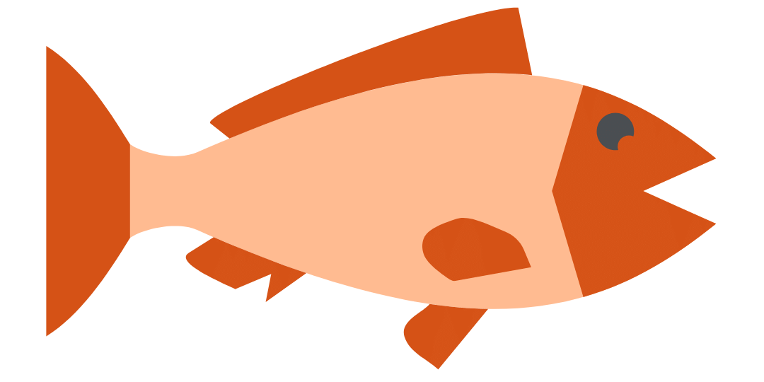 Orange Fish short accent